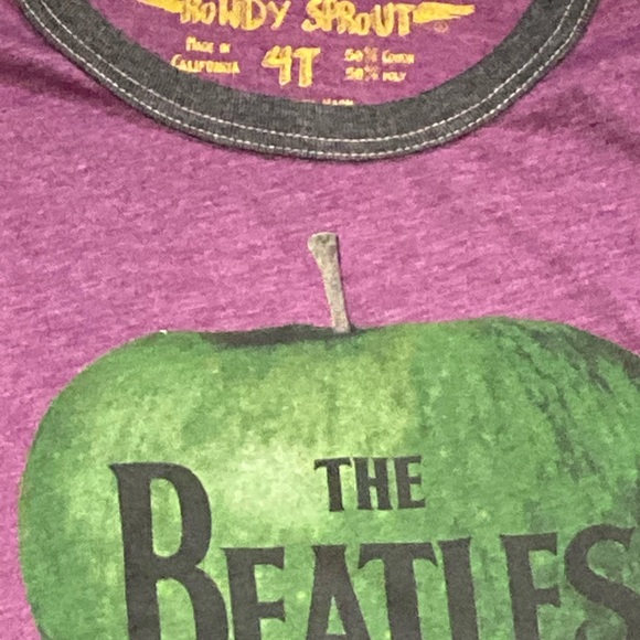 The Beatles Kids Band TShirt Dress Size 4T rowdy sprout authentic designer brand - Picture 3 of 16